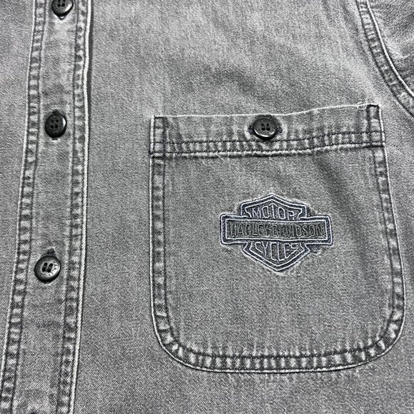 Button Up Harley Davidson Shirt - Picture 10 of 11